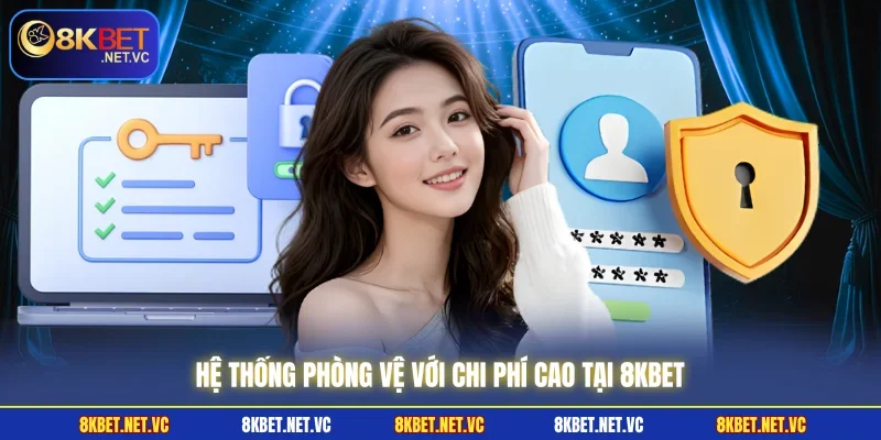 Chính Sách Bảo Mật 8KBET | Công Nghệ Dẫn Dắt Người Chơi 2 Hệ thống phòng vệ với chi phí cao tại 8KBET